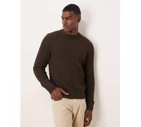 Selected - Maglione lavorato marrone XS