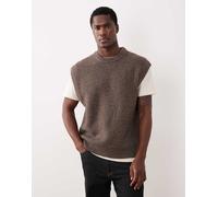 Selected - Maglione senza maniche marrone XS
