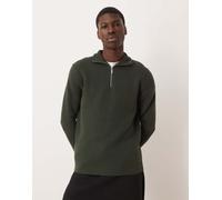 Selected Dane Half Zip Sweater Verde 2XL Uomo