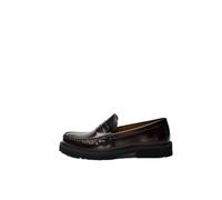 SELECTED MEN Loafer, Slhhugo Leather Plain Penny Mocassini Uomo, Demitasse, 45 EU