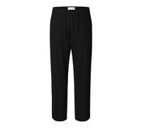 SELECTED MEN Slh220 Loose Brody Linen BLD Pant Noos, Nero, M