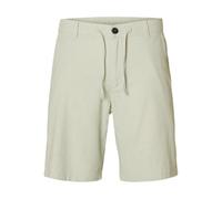 SELECTED MEN Slhregular-Brody Linen BLD Shorts Noos, Grigio Acqua, L