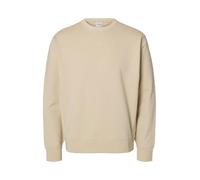 SELECTED MEN Slhrelaxluke LS Sweat Crew Neck, Farina d'avena, XL