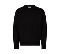 SELECTED MEN Slhrelaxluke LS Sweat Crew Neck, Nero, M