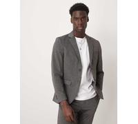 Selected - Noah - Blazer da abito slim fit grigio scuro in jersey 46