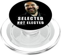 Selected NOT Elected - Zohran Mamdani Funny Graphic PopSockets PopGrip per MagSafe