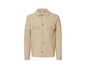 SELECTED Overshirt SLHNEALY crema | M