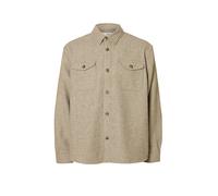 SELECTED Overshirt SLHRLXPABLO beige | L