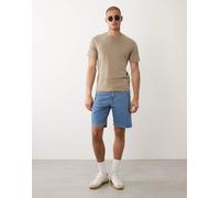 Selected - Pantaloncini ampi in denim blu medio XL