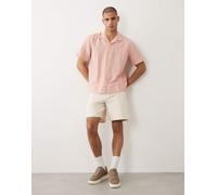 Selected - Pantaloncini ampi in denim écru-Bianco L