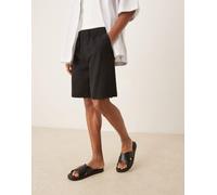 Selected - Pantaloncini ampi neri-Nero S