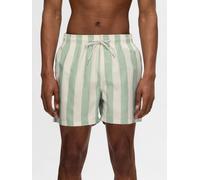 SELECTED Pantaloncini da bagno beige / verde Uomo SELECTED M