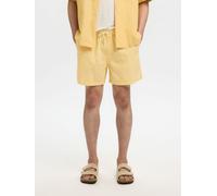 SELECTED Pantaloncini da bagno giallo / bianco Uomo SELECTED L