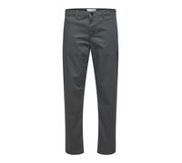 SELETED HOMME Slhstraight-New Miles 196 Flex Pants W N Chino, Grigio, 34W x 32L Uomo