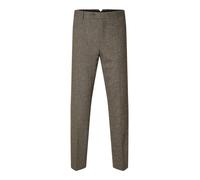 SELECTED Pantaloni con piega frontale 'REED' marrone scuro Uomo SELECTED 50