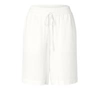 Selected Femme - Pantaloncini in lino bianchi-Bianco XL