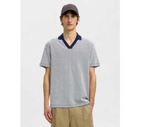 Selected - Polo color caverna oceanica-Blu S