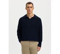 Selected - Polo colore sky captain-Grigio XXL