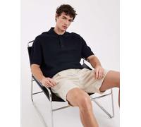 Selected - Polo in maglia 100% cotone color blu navy XS