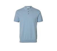 Selected Berg Short Sleeve Polo Blu 2XL Uomo