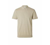 SELECTED Polo SLHBERG beige | XXL
