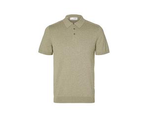 SELECTED Polo SLHBERG verde chiaro | XXL