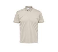 Selected Fave Short Sleeve Polo Beige 2XL Uomo