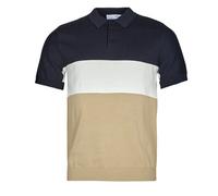 Selected Polo SLHMATTIS SS KNIT BLOCK POLO B in Multicolore EU M