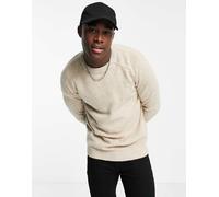Selected Premium - Maglione in lana d'agnello beige-Neutro L