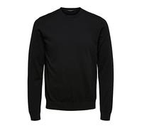 SELECTED HOMME Pullover 'SLHBerg' nero, Taglia L