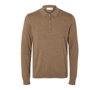 SELECTED Pullover 'SLHBerg' marrone sfumato Uomo SELECTED L marrone sfumato