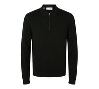 SELECTED HOMME Pullover 'SLHBERG' nero, Taglia M