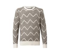 SELECTED Pullover 'SLHRAI' marrone scuro / bianco Uomo SELECTED M