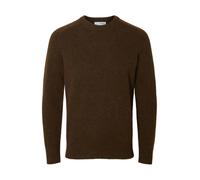 SELECTED Pullover 'SLHRAI' marrone scuro Uomo SELECTED M