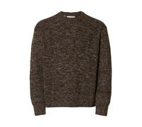 SELECTED Pullover 'SLHTilum' marrone scuro Uomo SELECTED M