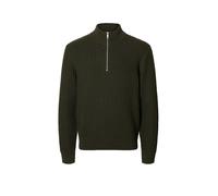 SELECTED Pullover Troyer grigio | XL