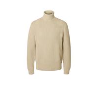 SELECTED Rollkragenpullover SLHTOM beige | XL