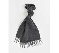 Selected - Sciarpa grigia 100% lana-Grigio One Size