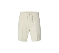 SELECTED Shorts di lino SLHREGULAR-LEROY beige | S