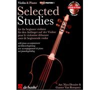 Selected Studies For the beginner violinist with piano accompaniment +2CD