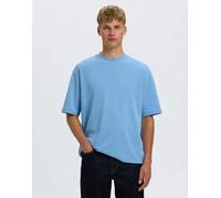 Selected - T-shirt blu blissful M
