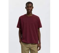 SELECTED Maglietta 'Aspen' rosso scuro Uomo SELECTED L