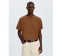 SELECTED Maglietta 'Aspen' caramello Uomo SELECTED S