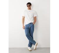 Selected - T-shirt serafino bianca-Bianco XXL