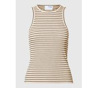 SELECTED Top 'ANNA' beige / nero Donna SELECTED XXXL