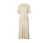 SELECTED WOMEN Dress Noos Slfviva-Abito in Lino, Modello Regular Linen Blend, Conchiglia, 40 Donna