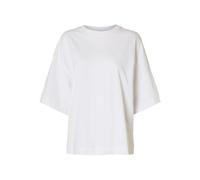 SELECTED WOMEN Oversized Tee Slfcolwoman Noos-Maglietta Oversize 2/4, Bianco, XL Donna