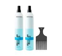 Selective Artistic Hair Due Phasette - Spray ristrutturante per caticolula e fibra capillare (2 pezzi) + pettine Afro