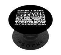 Selective Hearing Not Listening Not Selected I Don't Listen PopSockets PopGrip Adesivo