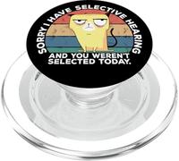 Selective Hearing Not Listening Not Selected I Don't Listen PopSockets PopGrip per MagSafe